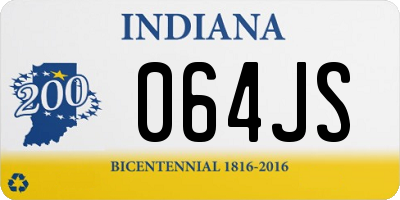 IN license plate 064JS