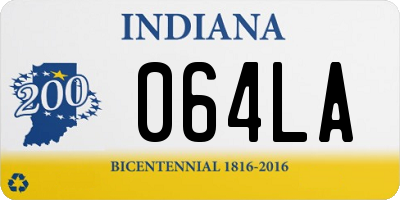 IN license plate 064LA