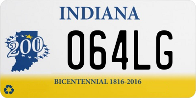 IN license plate 064LG