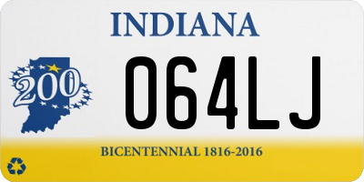 IN license plate 064LJ