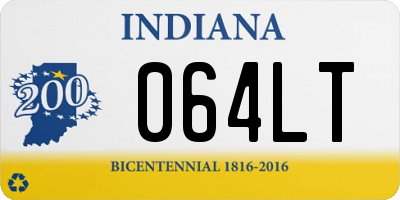 IN license plate 064LT