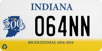 IN license plate 064NN