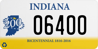 IN license plate 064OO