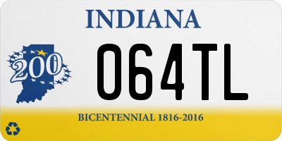 IN license plate 064TL