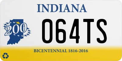 IN license plate 064TS