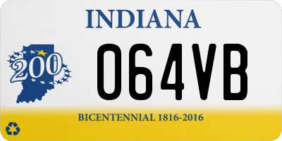 IN license plate 064VB