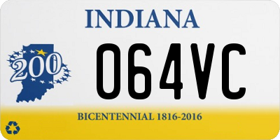 IN license plate 064VC