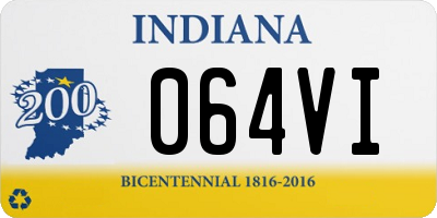 IN license plate 064VI