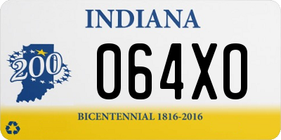 IN license plate 064XO