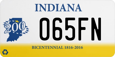 IN license plate 065FN