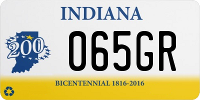 IN license plate 065GR