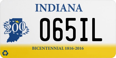 IN license plate 065IL
