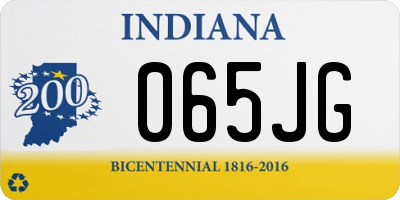 IN license plate 065JG