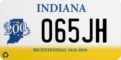 IN license plate 065JH