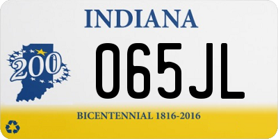 IN license plate 065JL