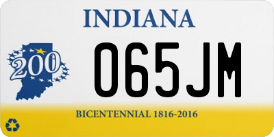 IN license plate 065JM