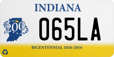 IN license plate 065LA