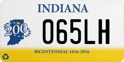 IN license plate 065LH