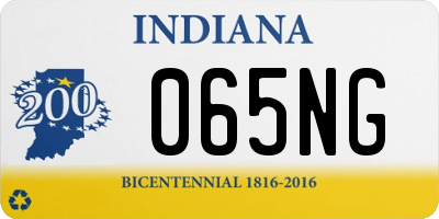 IN license plate 065NG