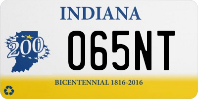IN license plate 065NT