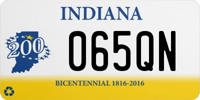 IN license plate 065QN