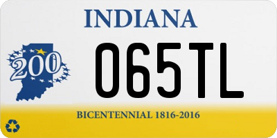 IN license plate 065TL