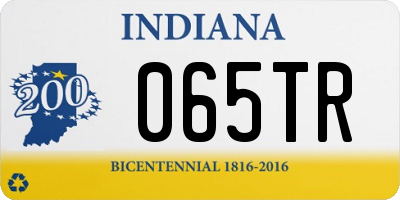 IN license plate 065TR