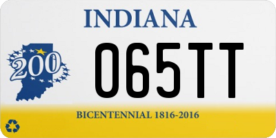 IN license plate 065TT