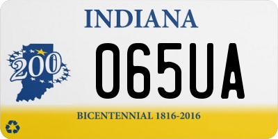 IN license plate 065UA