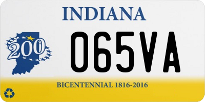 IN license plate 065VA