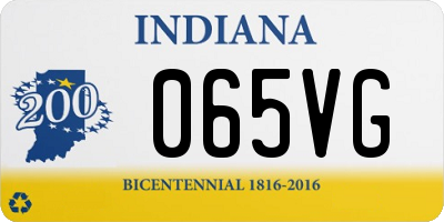 IN license plate 065VG