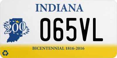 IN license plate 065VL