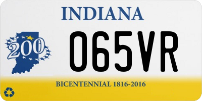 IN license plate 065VR