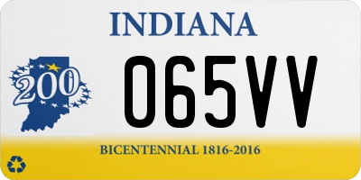 IN license plate 065VV