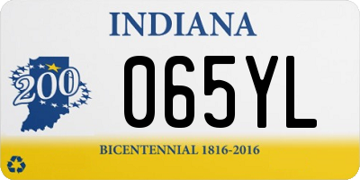 IN license plate 065YL
