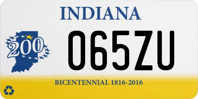 IN license plate 065ZU