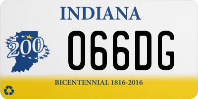 IN license plate 066DG