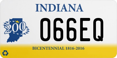 IN license plate 066EQ