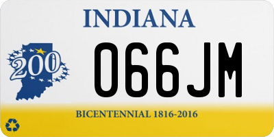 IN license plate 066JM