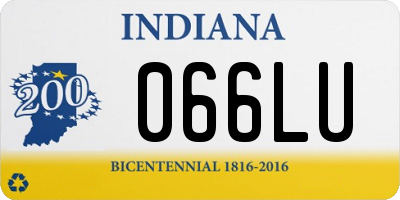 IN license plate 066LU