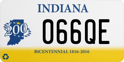 IN license plate 066QE