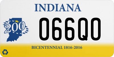 IN license plate 066QO