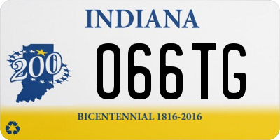 IN license plate 066TG