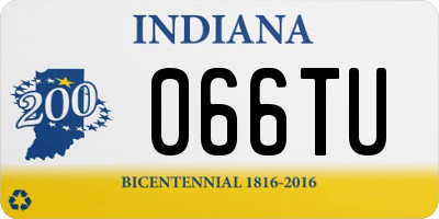 IN license plate 066TU