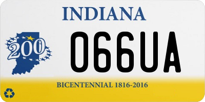 IN license plate 066UA