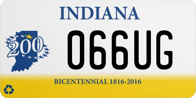 IN license plate 066UG