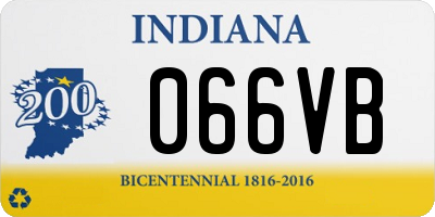 IN license plate 066VB