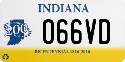 IN license plate 066VD