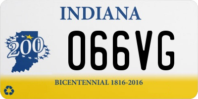 IN license plate 066VG