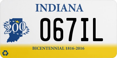 IN license plate 067IL